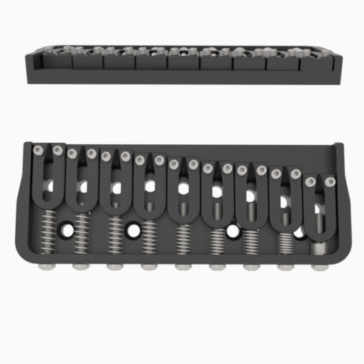 Hipshot 9 String Fixed Guitar Bridge