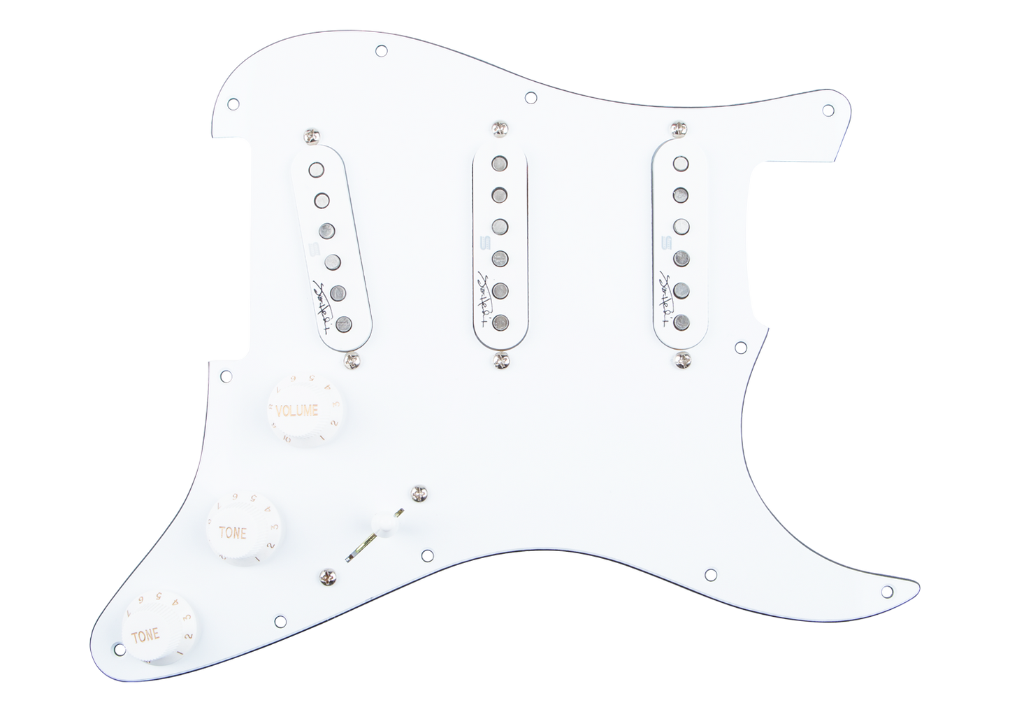 Seymour Duncan Pickguard Assembly, Hendrix Signature, Voodoo