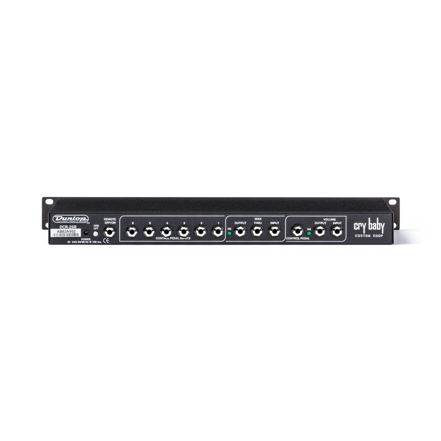 DCR2SR CRYBABY RACK SNG CHUS