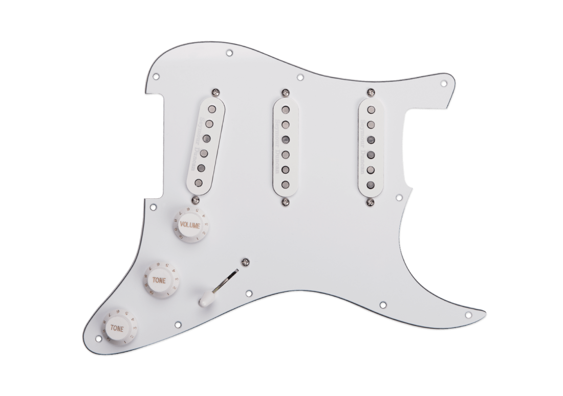 Seymour Duncan Classic Pickguard Assembly White
