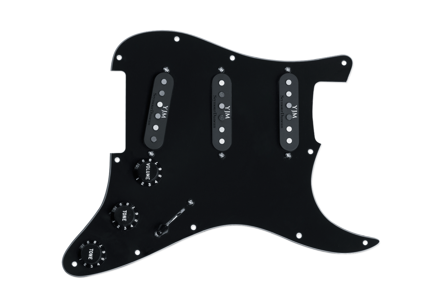 Seymour Duncan STK-S10PGD YJM FURY Pickguard Assembly
