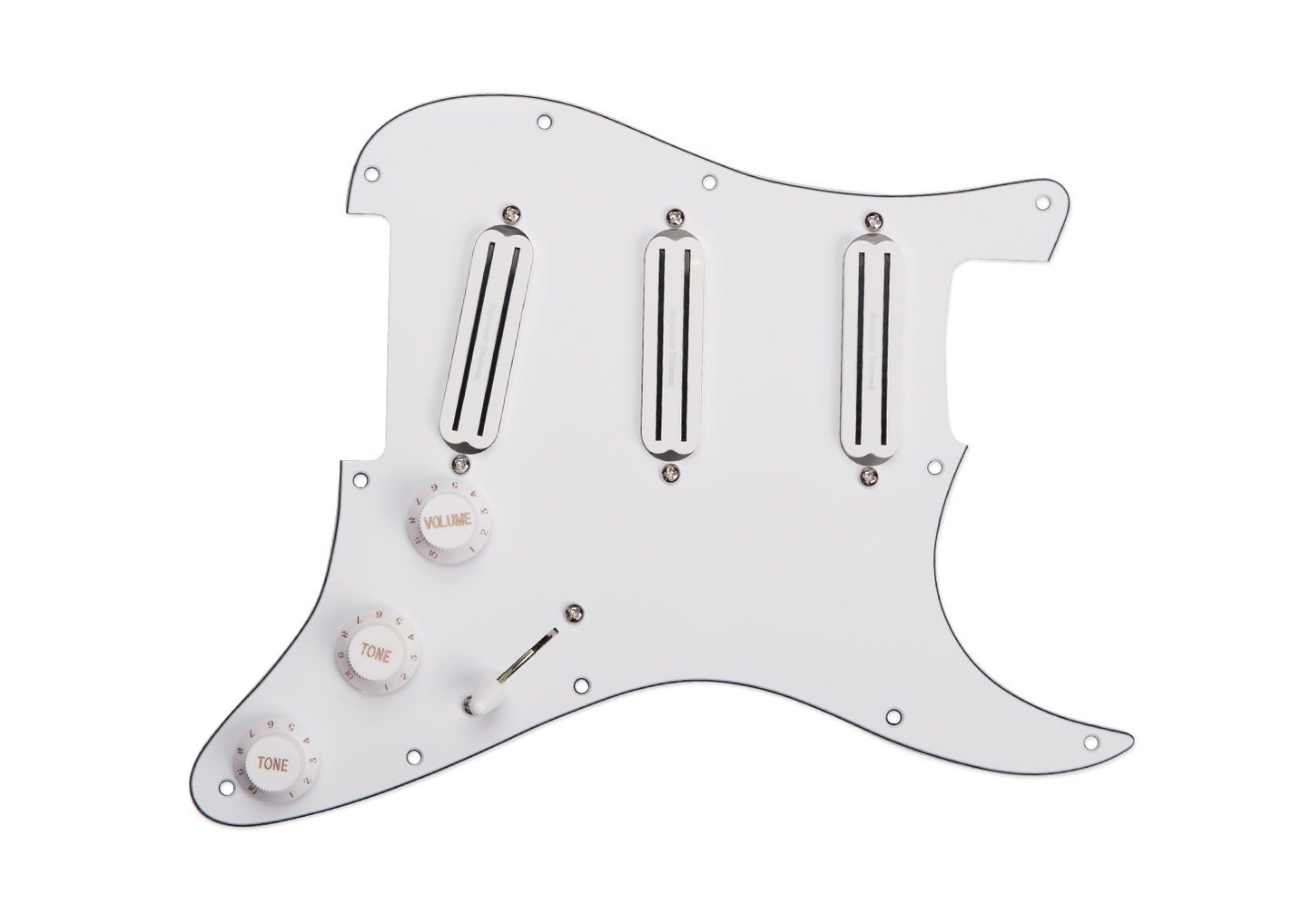 Seymour Duncan Triple Rails Pickguard Assembly White